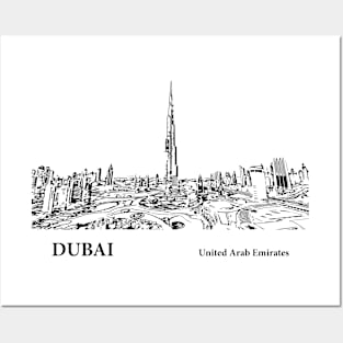 Dubai - United Arab Emirates Posters and Art